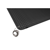 Crown Electrically Conductive Deck Plate - 3' x 75', Black